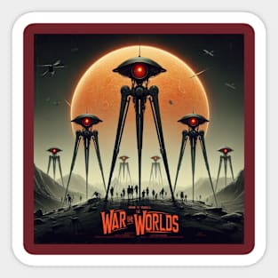 War of the Worlds Sticker